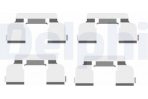 Delphi Σετ βοηθ. εξαρτημάτων, Τακάκια Φρένων - LX0410