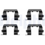 Delphi Σετ βοηθ. εξαρτημάτων, Τακάκια Φρένων - LX0411