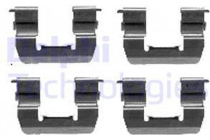 Delphi Σετ βοηθ. εξαρτημάτων, Τακάκια Φρένων - LX0412