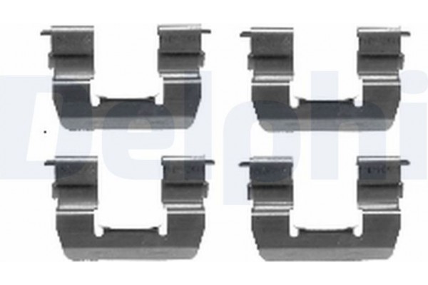 Delphi Σετ βοηθ. εξαρτημάτων, Τακάκια Φρένων - LX0412