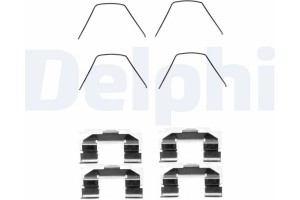 Delphi Σετ βοηθ. εξαρτημάτων, Τακάκια Φρένων - LX0421