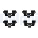 Delphi Σετ βοηθ. εξαρτημάτων, Τακάκια Φρένων - LX0422