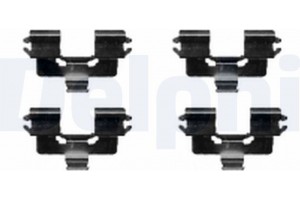 Delphi Σετ βοηθ. εξαρτημάτων, Τακάκια Φρένων - LX0422