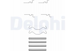 Delphi Σετ βοηθ. εξαρτημάτων, Τακάκια Φρένων - LX0435