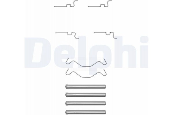 Delphi Σετ βοηθ. εξαρτημάτων, Τακάκια Φρένων - LX0435