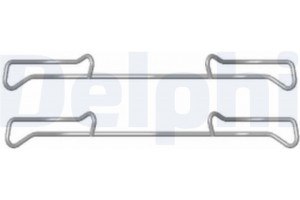 Delphi Σετ βοηθ. εξαρτημάτων, Τακάκια Φρένων - LX0436