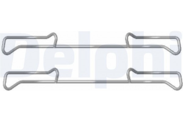 Delphi Σετ βοηθ. εξαρτημάτων, Τακάκια Φρένων - LX0436