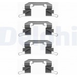 Delphi Σετ βοηθ. εξαρτημάτων, Τακάκια Φρένων - LX0442