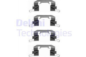 Delphi Σετ βοηθ. εξαρτημάτων, Τακάκια Φρένων - LX0442
