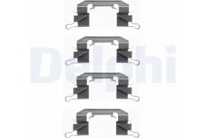 Delphi Σετ βοηθ. εξαρτημάτων, Τακάκια Φρένων - LX0442