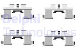 Delphi Σετ βοηθ. εξαρτημάτων, Τακάκια Φρένων - LX0444