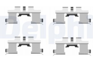 Delphi Σετ βοηθ. εξαρτημάτων, Τακάκια Φρένων - LX0444