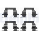 Delphi Σετ βοηθ. εξαρτημάτων, Τακάκια Φρένων - LX0446