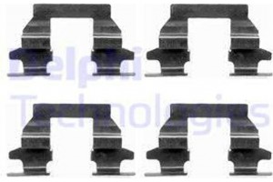 Delphi Σετ βοηθ. εξαρτημάτων, Τακάκια Φρένων - LX0446