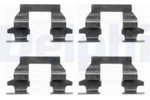 Delphi Σετ βοηθ. εξαρτημάτων, Τακάκια Φρένων - LX0446