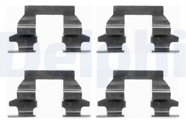 Delphi Σετ βοηθ. εξαρτημάτων, Τακάκια Φρένων - LX0446