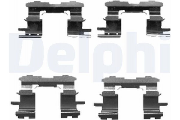 Delphi Σετ βοηθ. εξαρτημάτων, Τακάκια Φρένων - LX0447