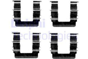 Delphi Σετ βοηθ. εξαρτημάτων, Τακάκια Φρένων - LX0463