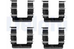 Delphi Σετ βοηθ. εξαρτημάτων, Τακάκια Φρένων - LX0463