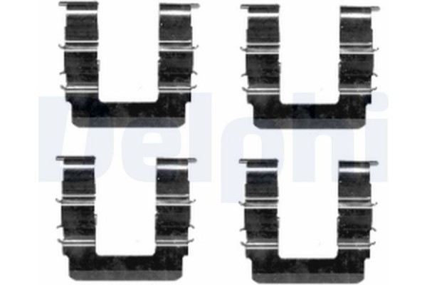 Delphi Σετ βοηθ. εξαρτημάτων, Τακάκια Φρένων - LX0463