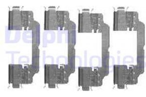 Delphi Σετ βοηθ. εξαρτημάτων, Τακάκια Φρένων - LX0475