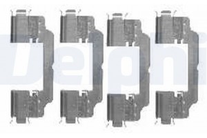 Delphi Σετ βοηθ. εξαρτημάτων, Τακάκια Φρένων - LX0475