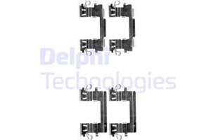 Delphi Σετ βοηθ. εξαρτημάτων, Τακάκια Φρένων - LX0499