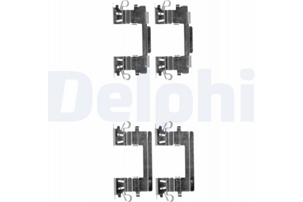 Delphi Σετ βοηθ. εξαρτημάτων, Τακάκια Φρένων - LX0499