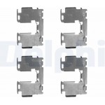 Delphi Σετ βοηθ. εξαρτημάτων, Τακάκια Φρένων - LX0500