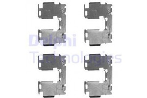 Delphi Σετ βοηθ. εξαρτημάτων, Τακάκια Φρένων - LX0500