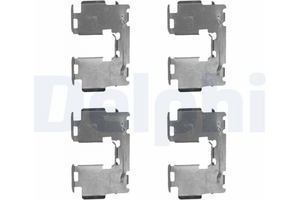 Delphi Σετ βοηθ. εξαρτημάτων, Τακάκια Φρένων - LX0500