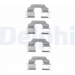 Delphi Σετ βοηθ. εξαρτημάτων, Τακάκια Φρένων - LX0549