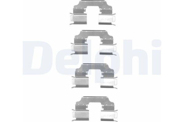 Delphi Σετ βοηθ. εξαρτημάτων, Τακάκια Φρένων - LX0549