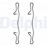 Delphi Σετ βοηθ. εξαρτημάτων, Τακάκια Φρένων - LX0571