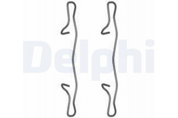Delphi Σετ βοηθ. εξαρτημάτων, Τακάκια Φρένων - LX0571