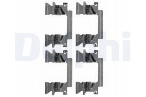 Delphi Σετ βοηθ. εξαρτημάτων, Τακάκια Φρένων - LX0590