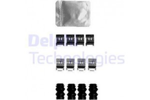 Delphi Σετ βοηθ. εξαρτημάτων, Τακάκια Φρένων - LX0593