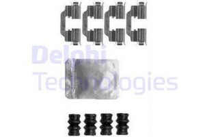 Delphi Σετ βοηθ. εξαρτημάτων, Τακάκια Φρένων - LX0603