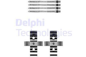 Delphi Σετ βοηθ. εξαρτημάτων, Τακάκια Φρένων - LX0604