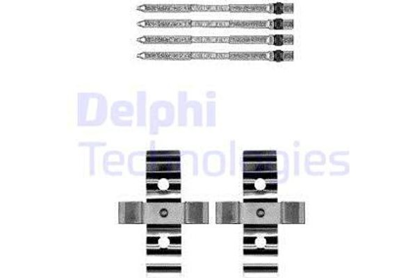 Delphi Σετ βοηθ. εξαρτημάτων, Τακάκια Φρένων - LX0604