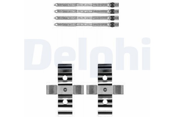 Delphi Σετ βοηθ. εξαρτημάτων, Τακάκια Φρένων - LX0604
