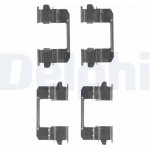 Delphi Σετ βοηθ. εξαρτημάτων, Τακάκια Φρένων - LX0618
