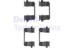 Delphi Σετ βοηθ. εξαρτημάτων, Τακάκια Φρένων - LX0618