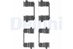 Delphi Σετ βοηθ. εξαρτημάτων, Τακάκια Φρένων - LX0618