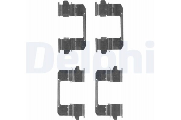 Delphi Σετ βοηθ. εξαρτημάτων, Τακάκια Φρένων - LX0618