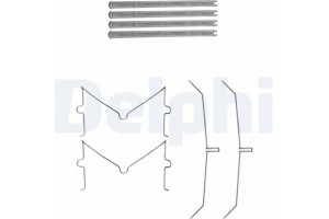 Delphi Σετ βοηθ. εξαρτημάτων, Τακάκια Φρένων - LX0637