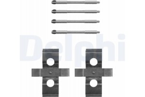 Delphi Σετ βοηθ. εξαρτημάτων, Τακάκια Φρένων - LX0652
