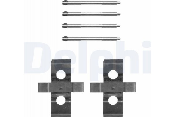 Delphi Σετ βοηθ. εξαρτημάτων, Τακάκια Φρένων - LX0652