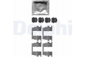 Delphi Σετ βοηθ. εξαρτημάτων, Τακάκια Φρένων - LX0666