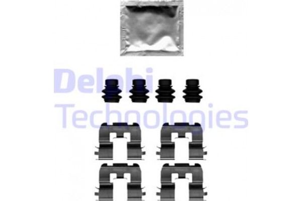 Delphi Σετ βοηθ. εξαρτημάτων, Τακάκια Φρένων - LX0690